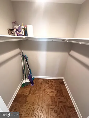 a view of a room with rack on the wall