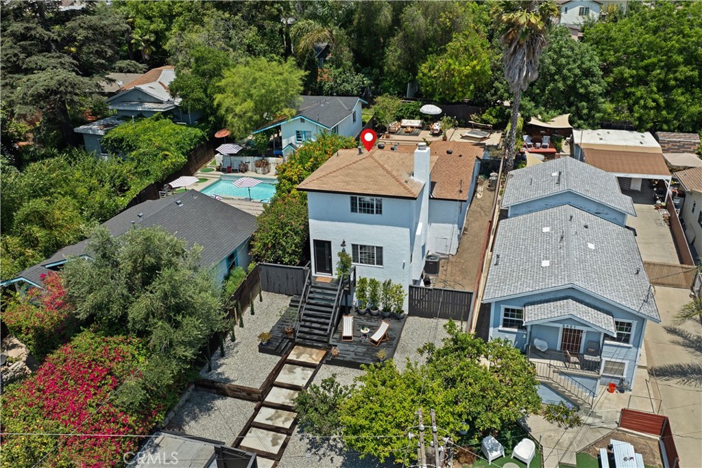 2425 Arthur Street Los Angeles, CA 90065 - Photo 28 of 29 an aerial view of multiple houses with a yard