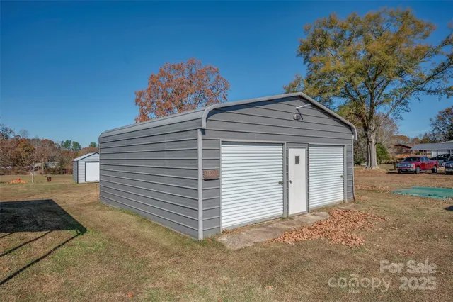 a view of a house with a patio