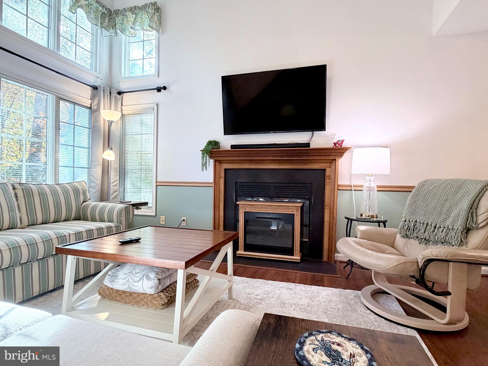 4 Fantail Court Ocean Pines, MD 21811 - Photo 3 of 33 Living room to Fireplace