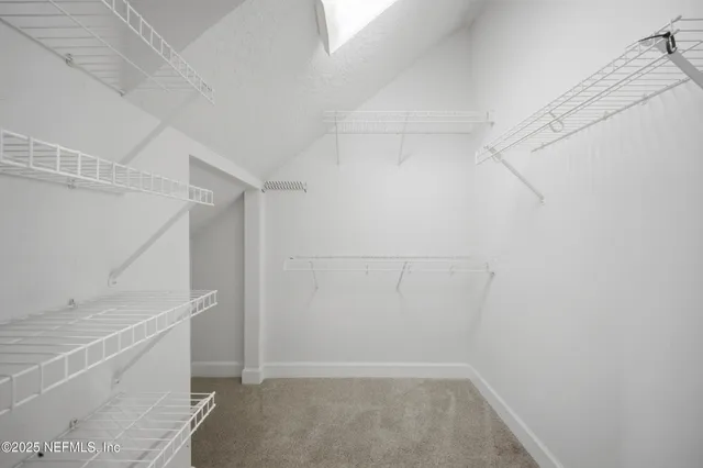 a backyard of a house with plants and trees