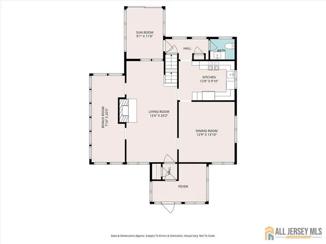 $830,000 | 607 South 1st Avenue, Highland Park, NJ 08904