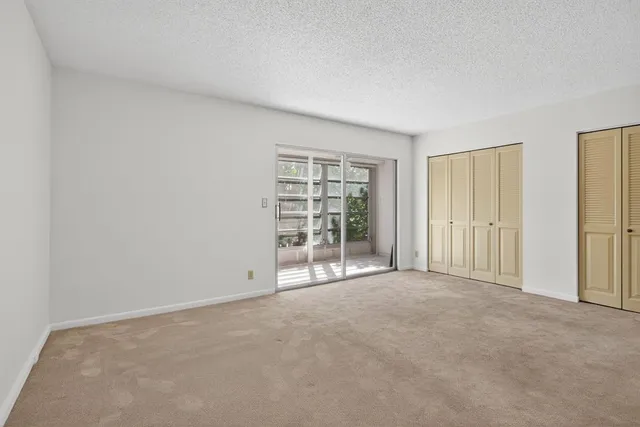 a view of a building from a window