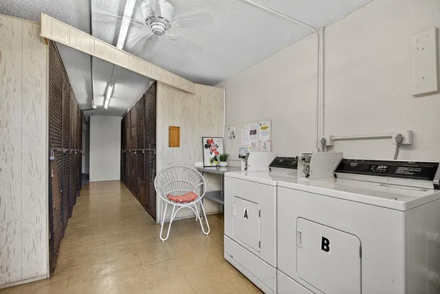 a view of building with yard