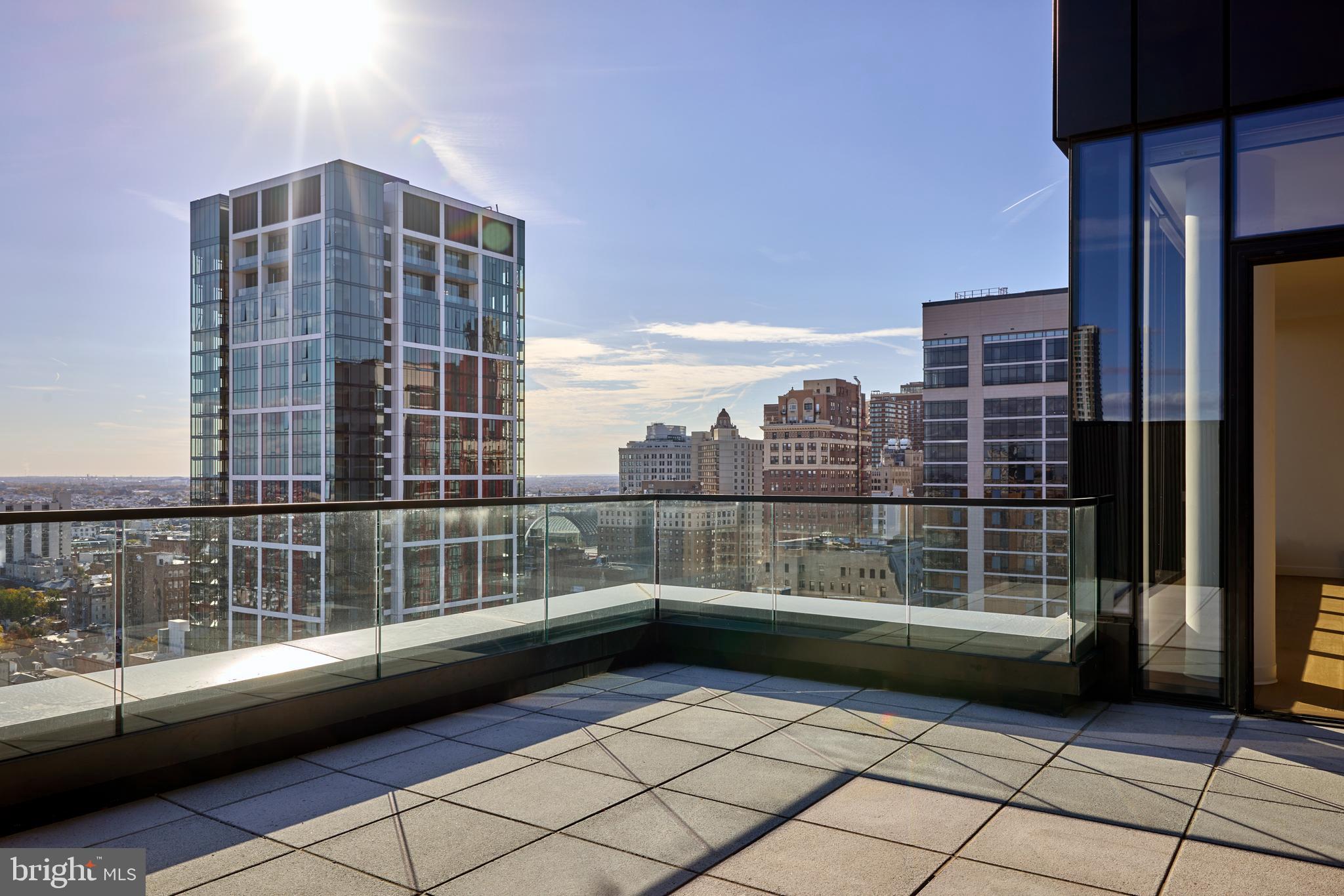 1134 Sansom Street, Unit 1B1706 Philadelphia, PA 19107 - Photo 26 of 33 a view of balcony with city view