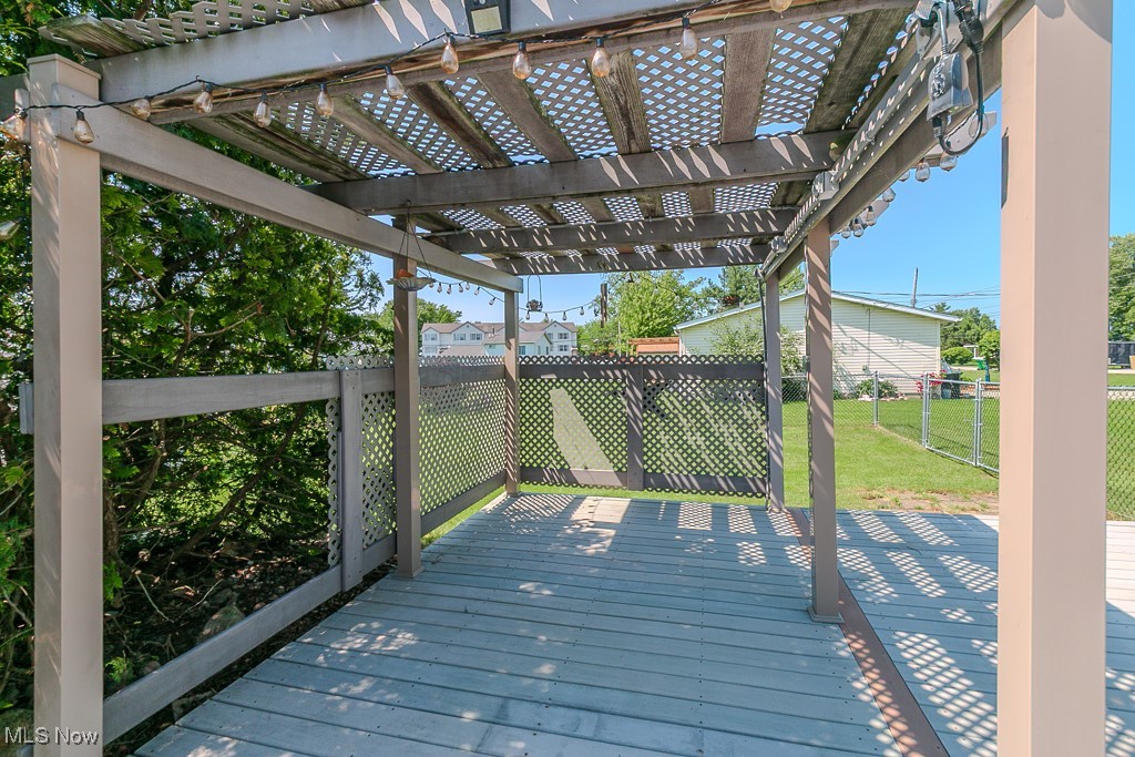 2811 Russell Road Ashtabula, OH 44004 - Photo 31 of 42 Great backyard pergola and trex deck