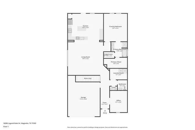 $340,000 | 18598 Legend Oaks Drive, Magnolia, TX 77355