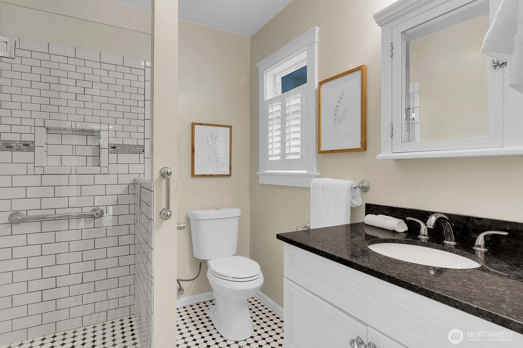 417 Ave F, Unit C Snohomish, WA 98290 - Photo 15 of 33 a bathroom with a granite countertop sink and a toilet