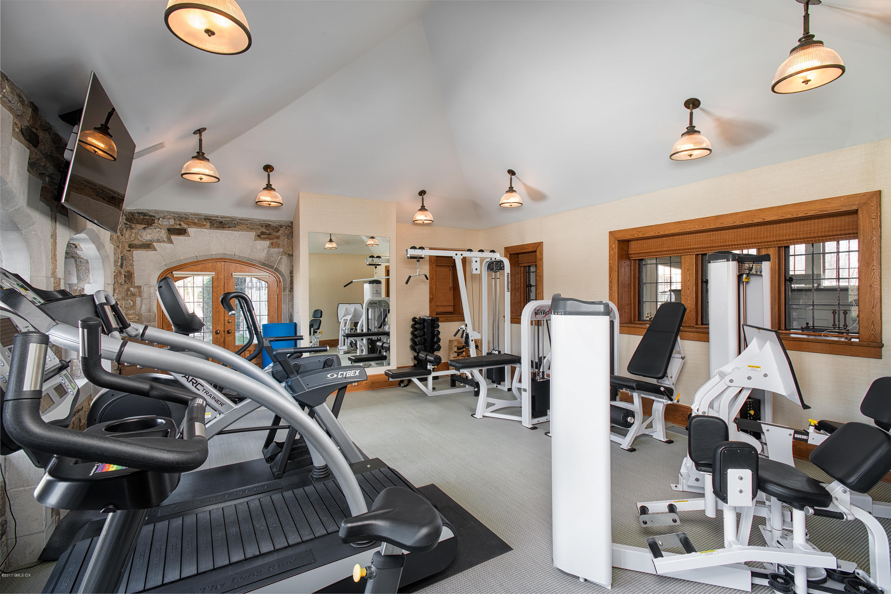9 Sabine Farm Road Greenwich, CT 06831 - Photo 14 of 26 a view of a room with gym equipment