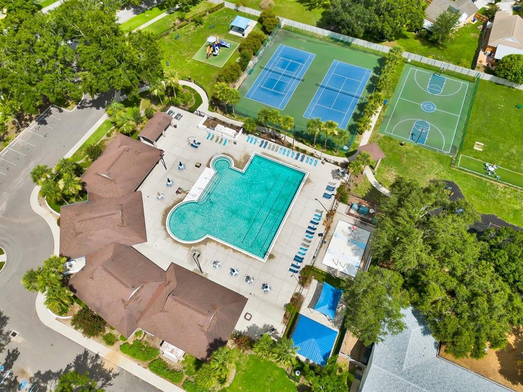 1706 Erin Brooke Drive Valrico, FL 33594 - Photo 30 of 39 an aerial view of a house with outdoor space