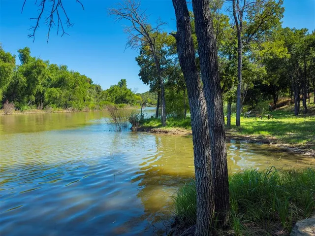 a view of an outdoor space with a lake view