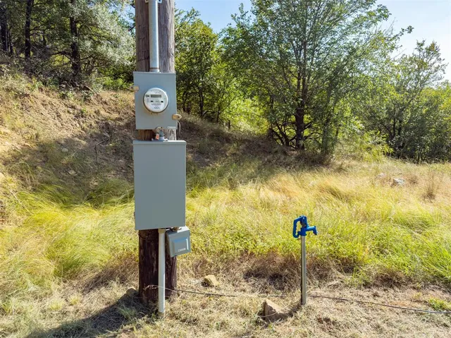 a lake view with a yard