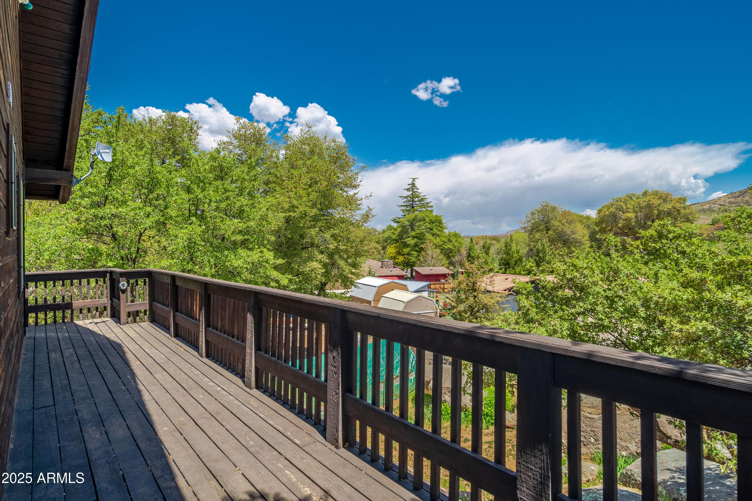 16947 Willow Avenue Yarnell, AZ 85362 - Photo 37 of 44 a balcony with wooden floor