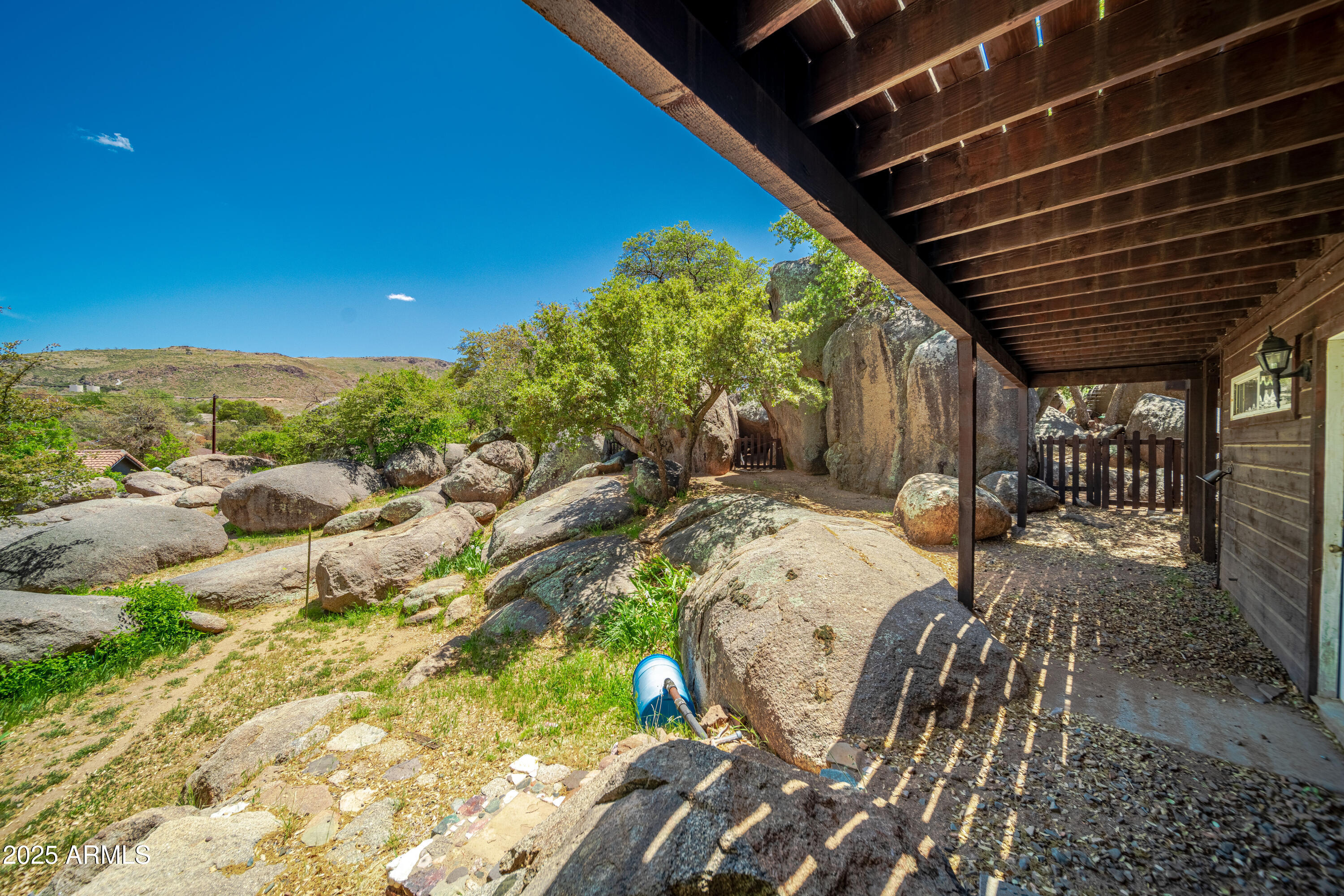16947 Willow Avenue Yarnell, AZ 85362 - Photo 39 of 44 a view of a backyard with sitting area