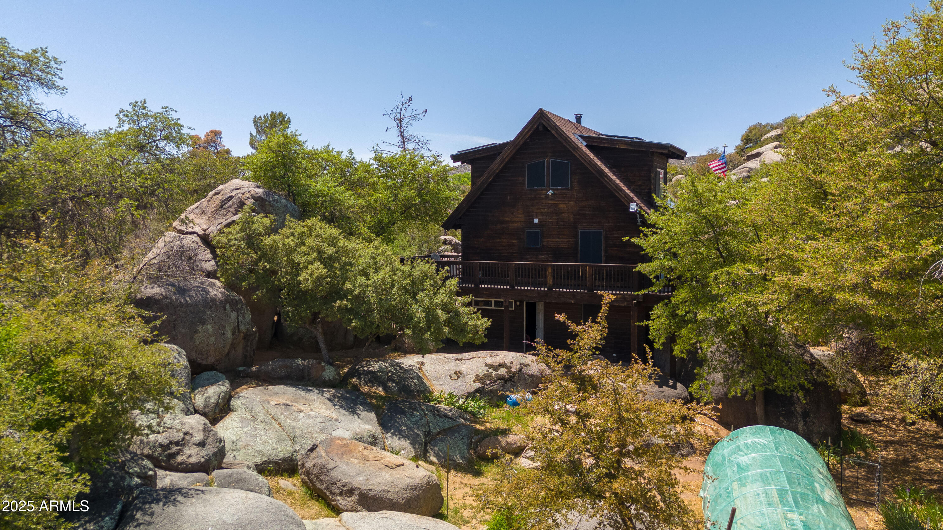 16947 Willow Avenue Yarnell, AZ 85362 - Photo 9 of 44 a backyard of a house with lots of green space