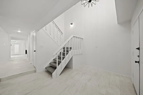 a view of entryway and hall