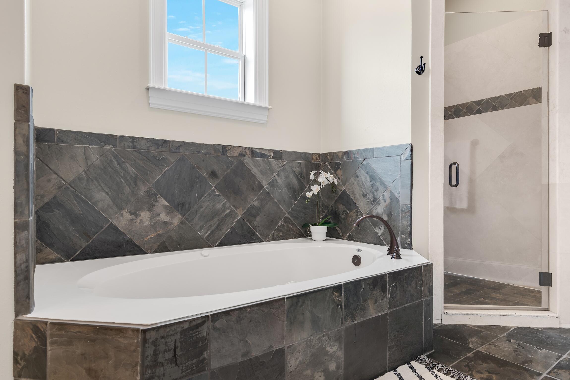 130 Palmeira Way Santa Rosa Beach, FL 32459 - Photo 17 of 38 a bathroom with a bathtub and a shower