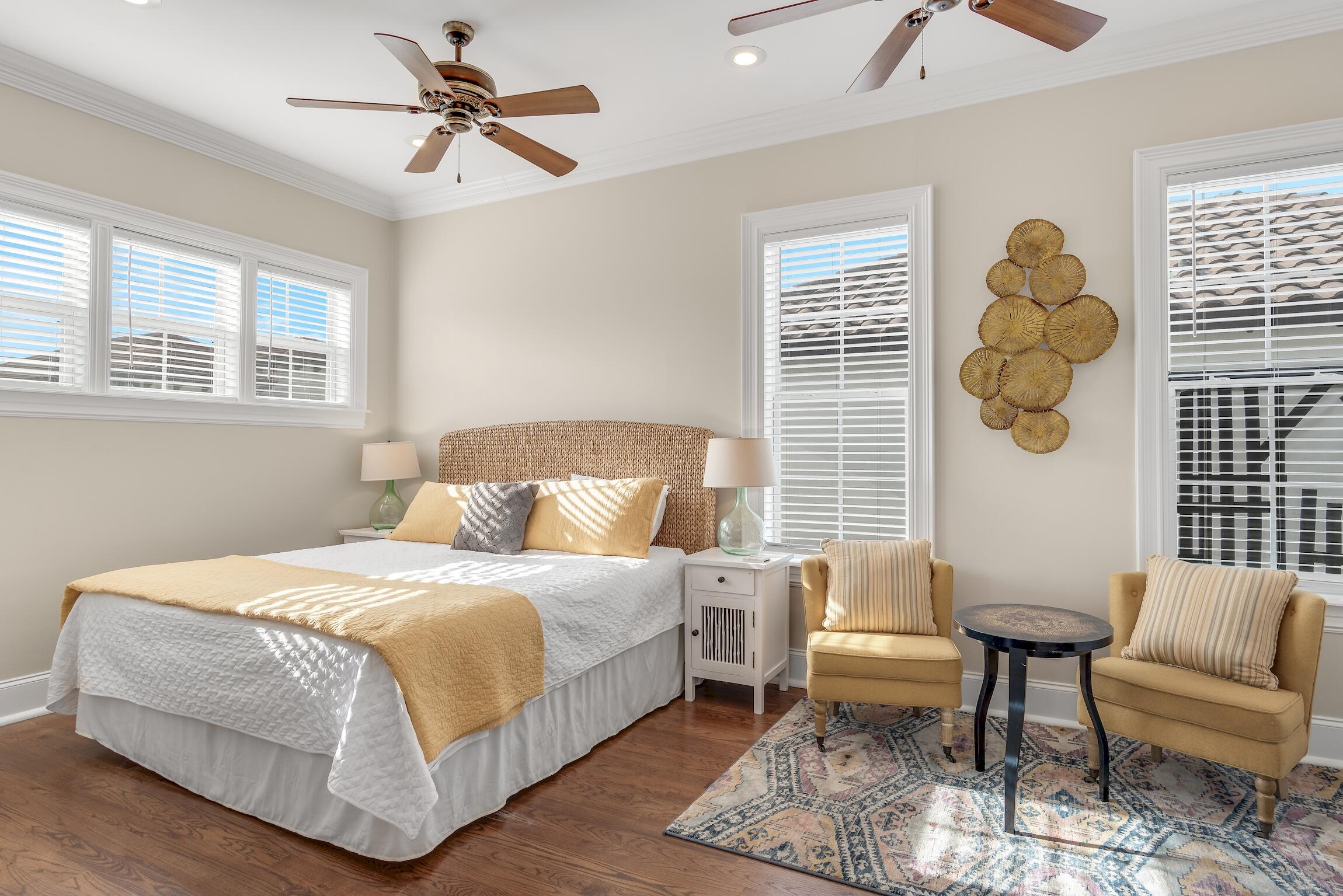 130 Palmeira Way Santa Rosa Beach, FL 32459 - Photo 19 of 38 a bedroom with a bed a couch and a window