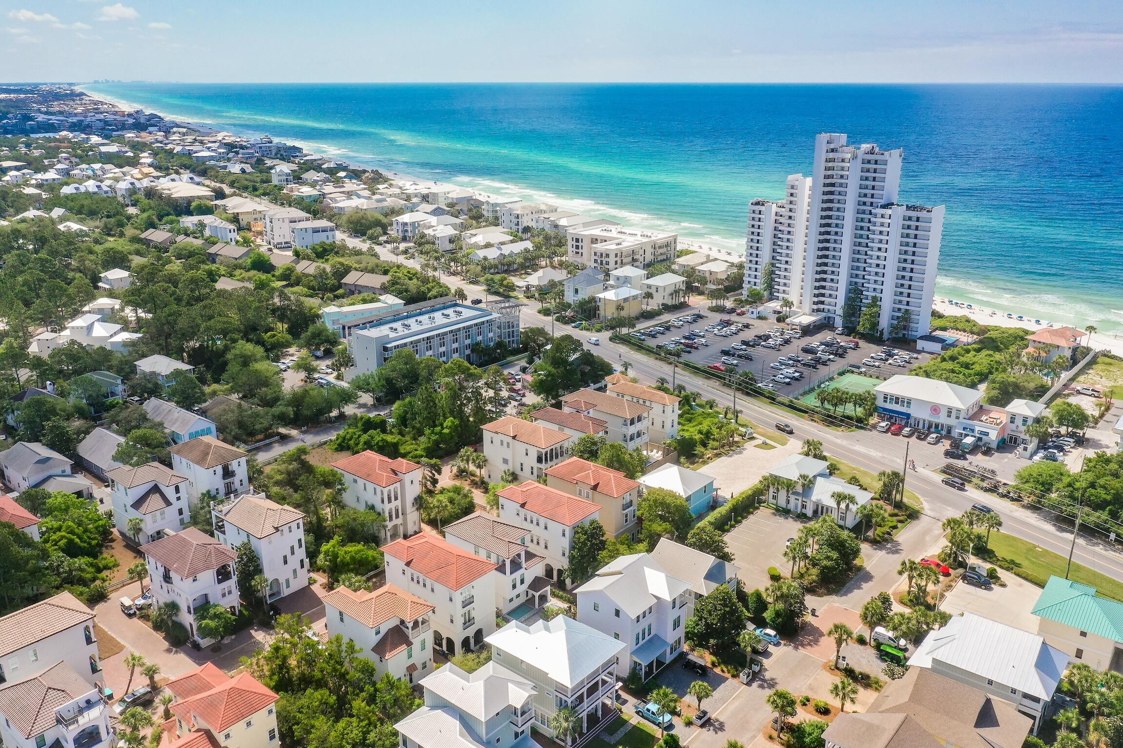 130 Palmeira Way Santa Rosa Beach, FL 32459 - Photo 37 of 38 an aerial view of city and lake