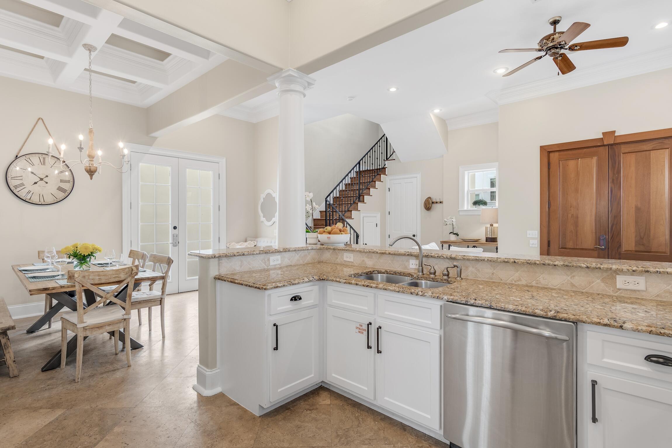 130 Palmeira Way Santa Rosa Beach, FL 32459 - Photo 10 of 38 a kitchen with a sink and cabinets