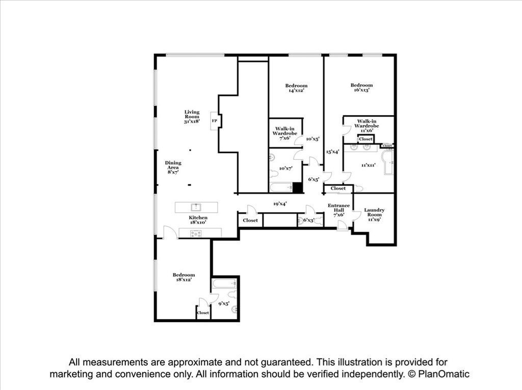 32 Derne Street, Unit 3A Boston, MA 02114 - Photo 25 of 25 a picture of a floor plan