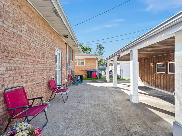 a view of living room with patio