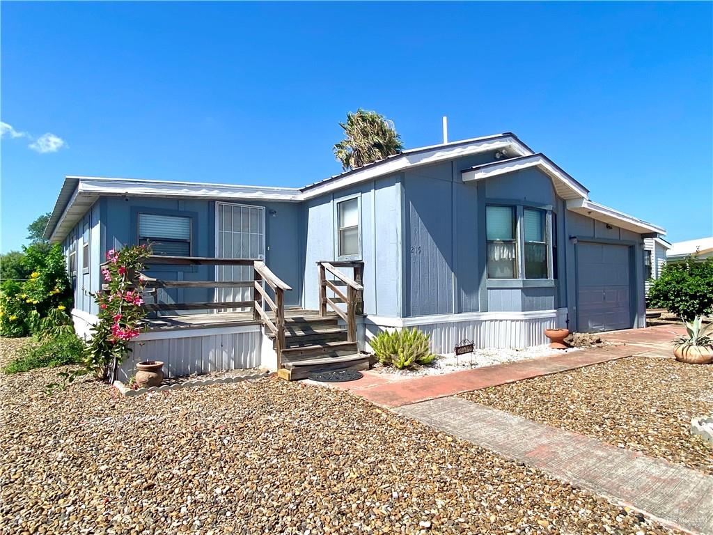 219 Bundle Wagon Drive Mission, TX 78574 - Photo 19 of 30 Manufactured / mobile home with a porch