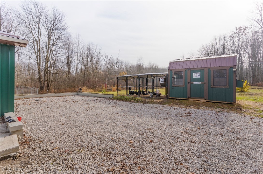 6590 Hall Road Andover, OH 44003 - Photo 18 of 29 View of yard featuring a brand new chicken coop