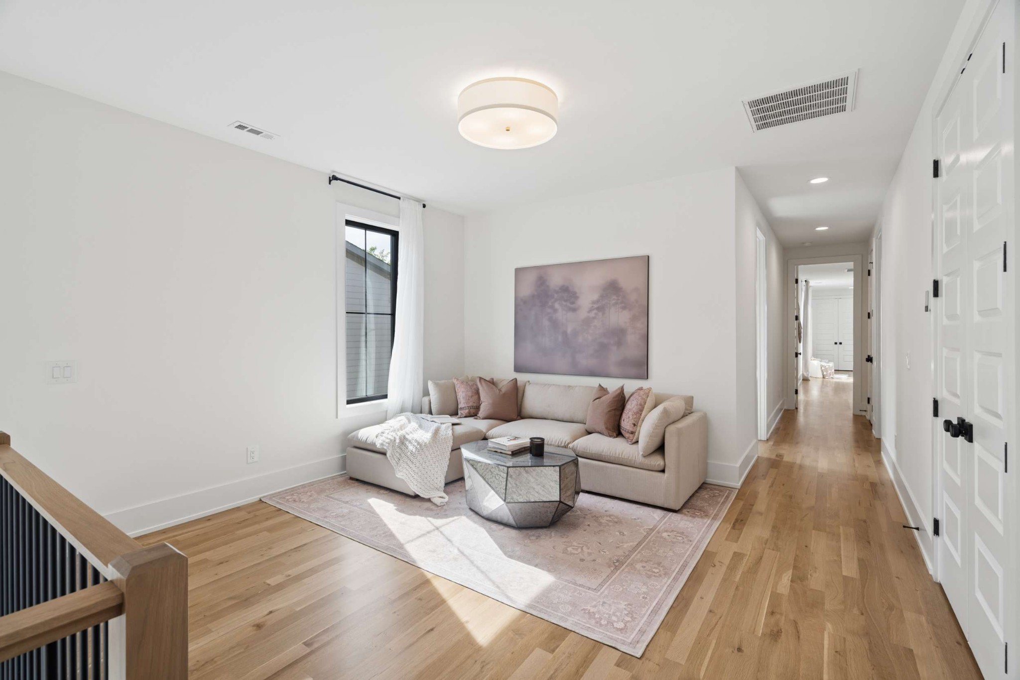 4209 B Kirtland Road Nashville, TN 37215 - Photo 35 of 69 a living room with furniture and a wooden floor