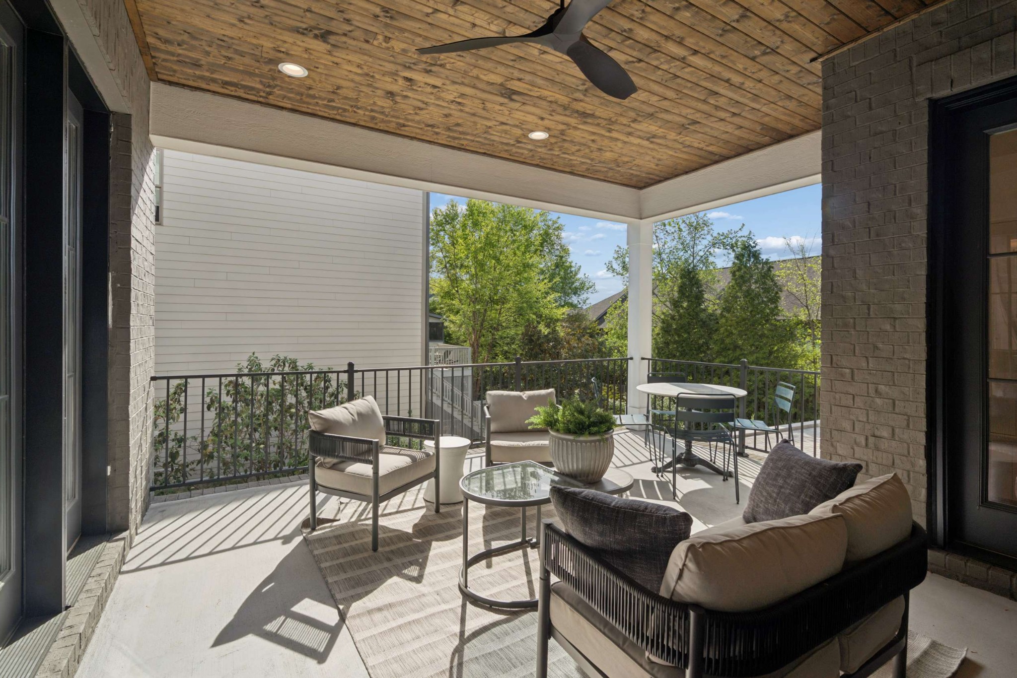 4209 B Kirtland Road Nashville, TN 37215 - Photo 54 of 69 a balcony with furniture and floor to ceiling window