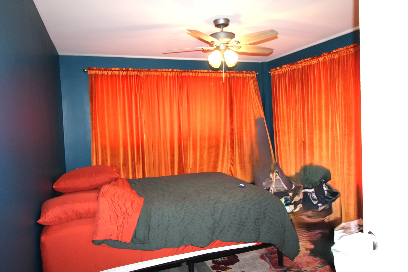 1843 North River Road Algonquin, IL 60102 - Photo 12 of 13 a bedroom with a bed and a chandelier