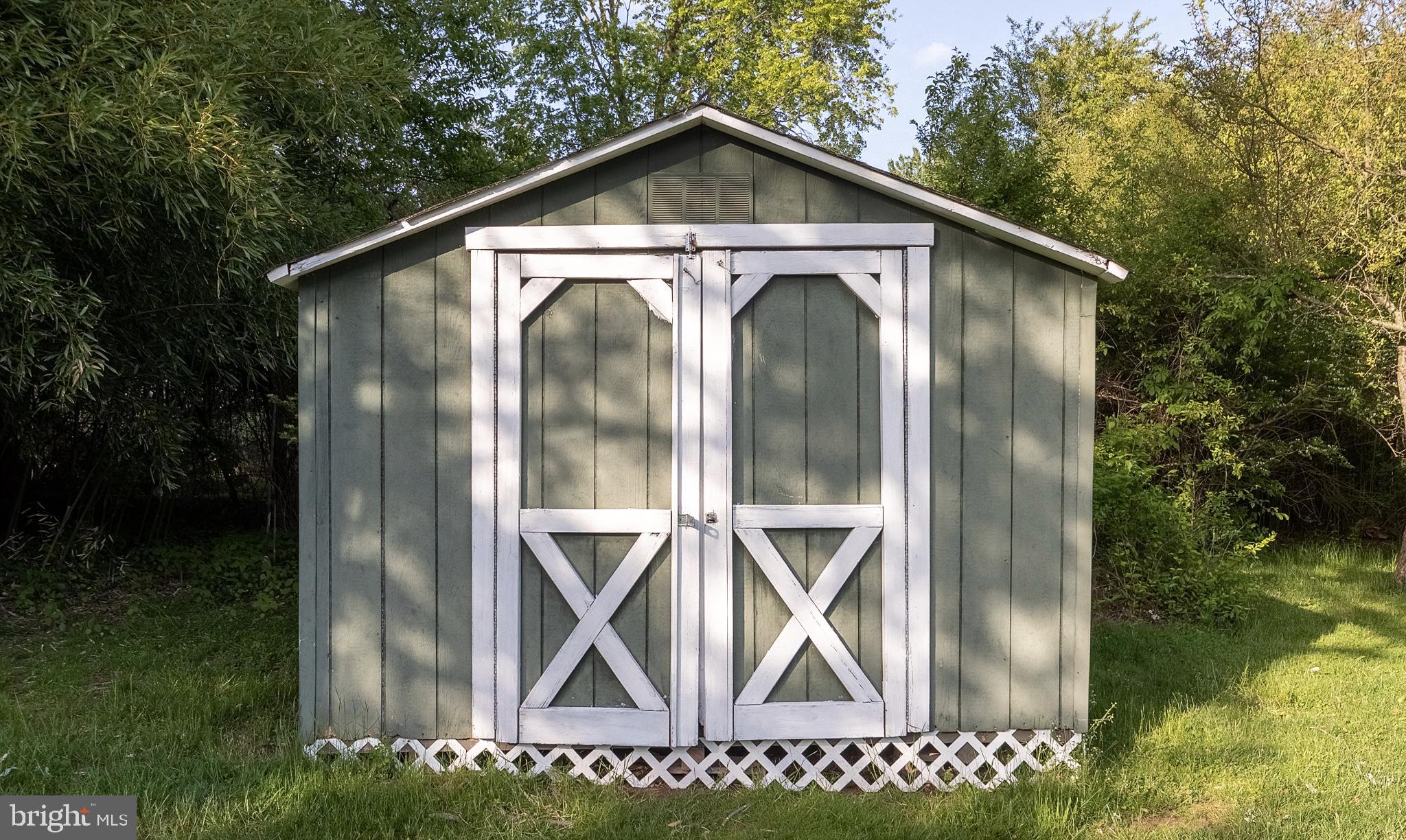 616 Scotch Road Pennington, NJ 08534 - Photo 42 of 46 Shed for garden/pool equipment.