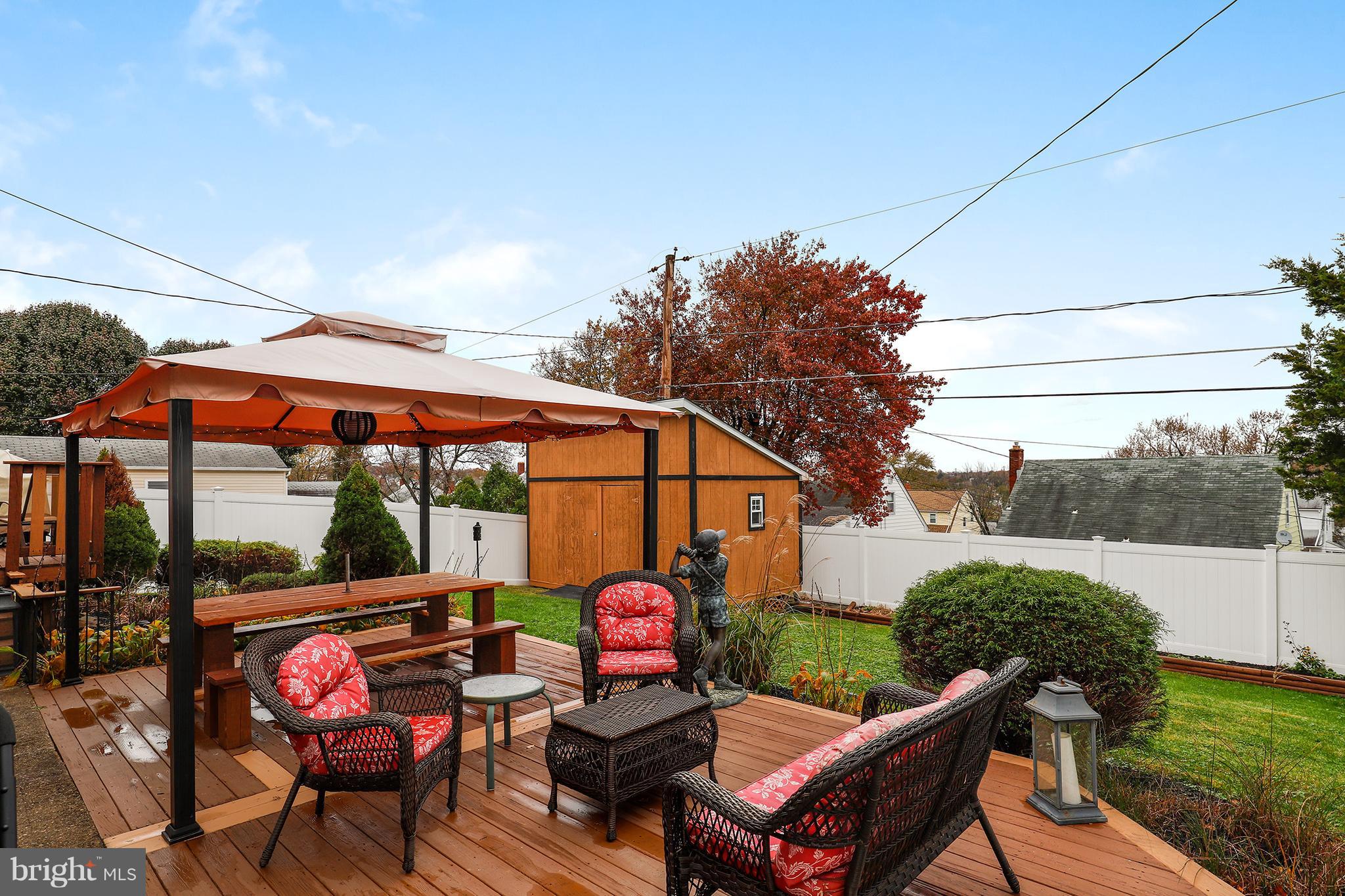 5545 Gayland Road Baltimore, MD 21227 - Photo 29 of 30 a backyard of a house with yard table and chairs