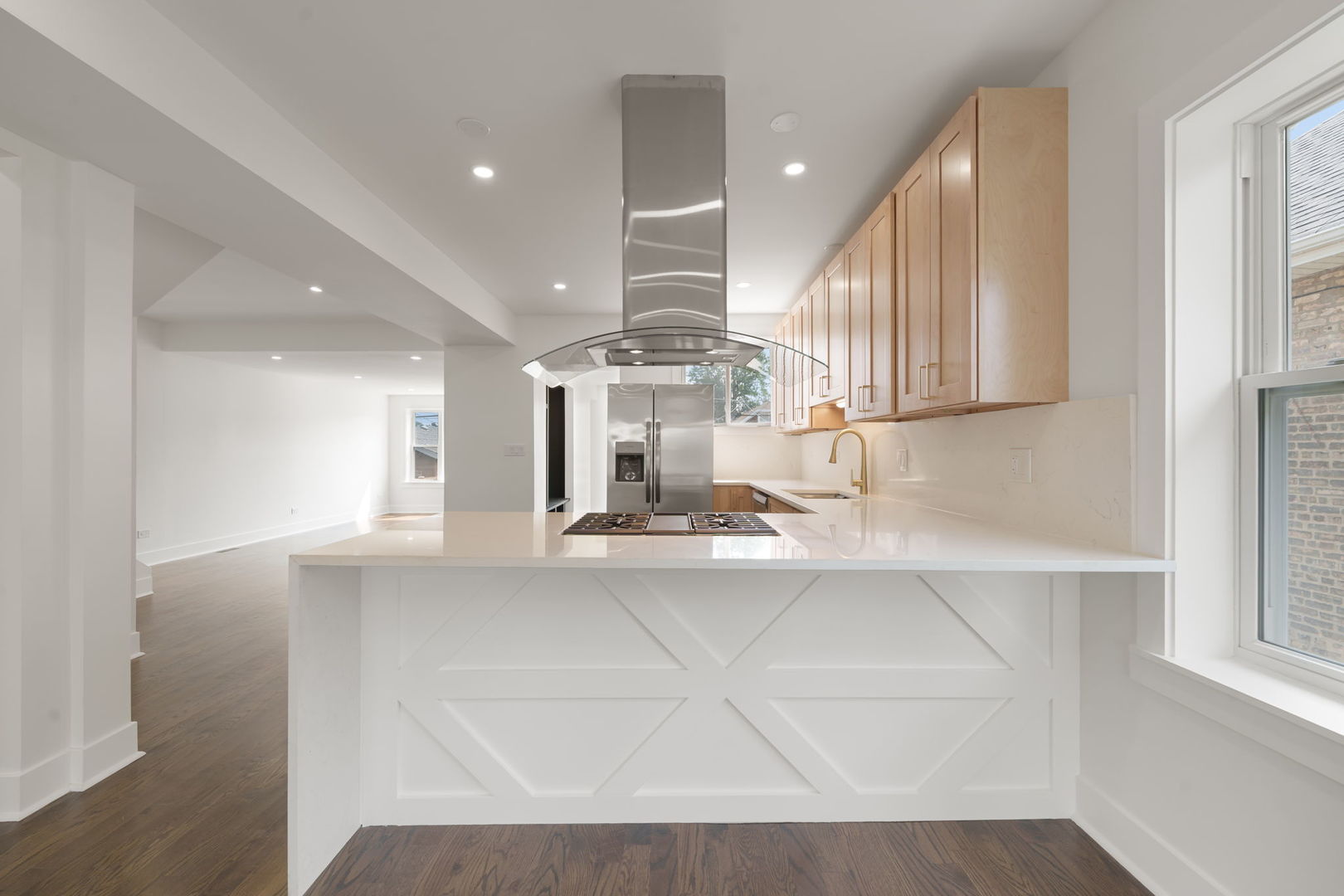 2733 Wesley Avenue Berwyn, IL 60402 - Photo 5 of 33 a view of a kitchen with a sink and cabinets