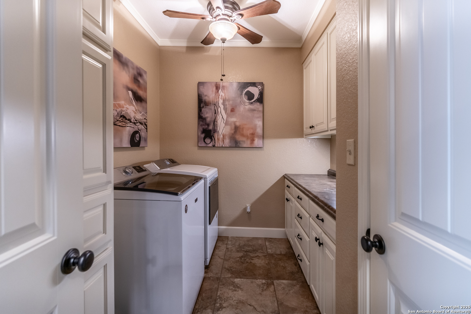 935 Danda Lane Del Rio, TX 78840 - Photo 18 of 38 a kitchen with stainless steel appliances granite countertop a sink and a refrigerator