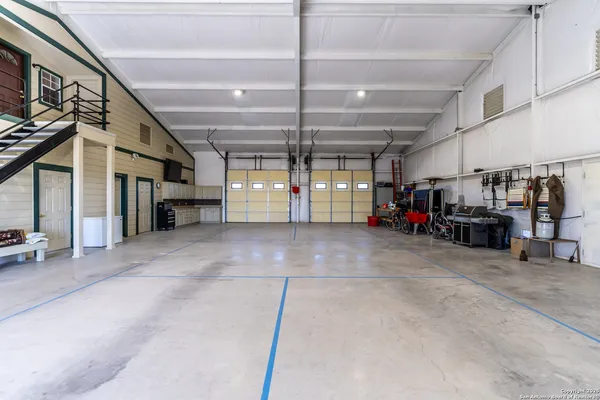 a view of a storage room