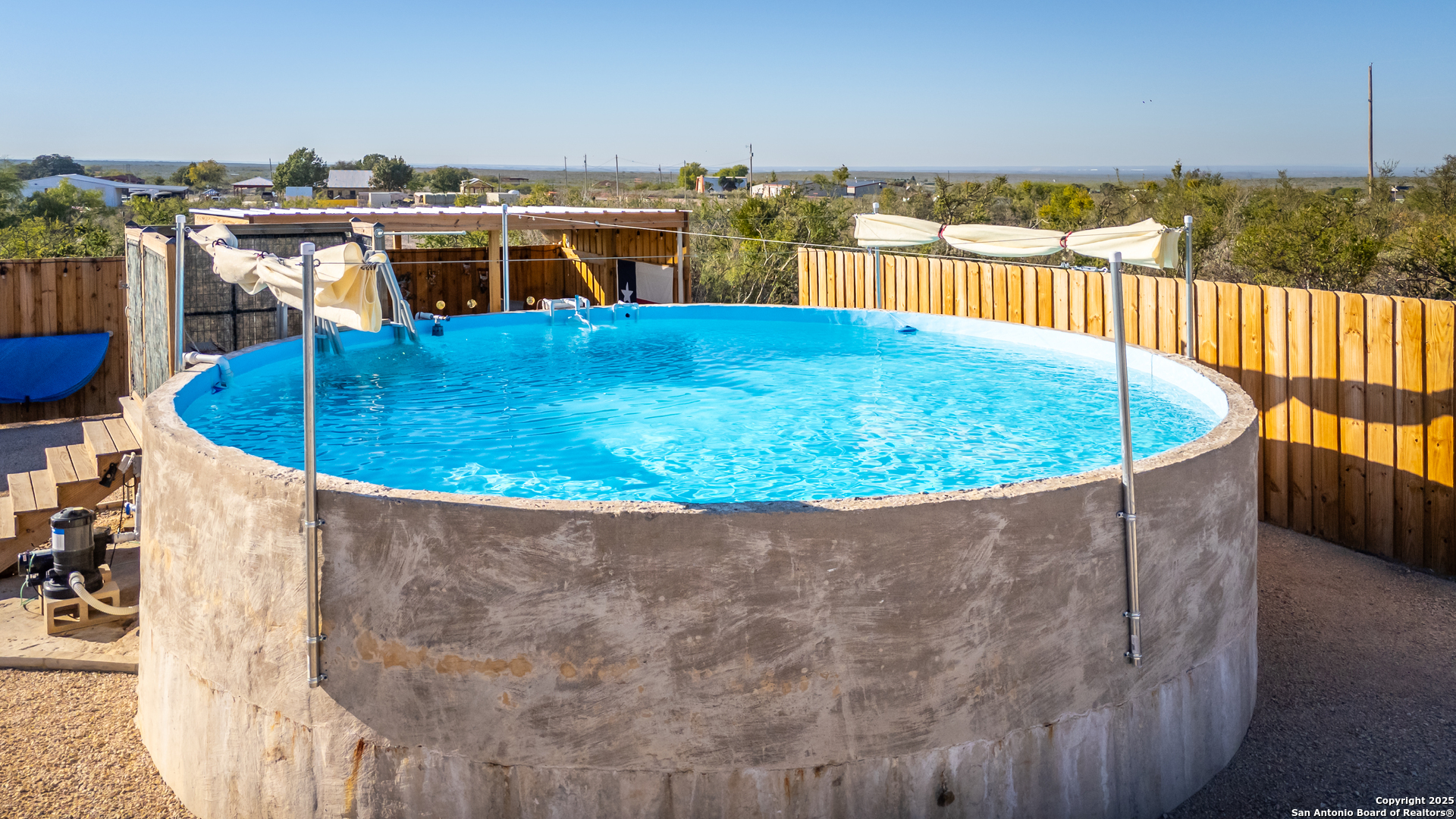 935 Danda Lane Del Rio, TX 78840 - Photo 32 of 38 a view of a swimming pool with an ocean view
