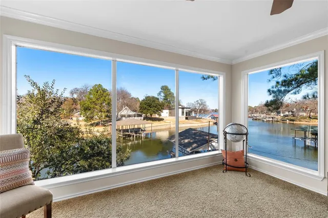 a view of a living room and a window