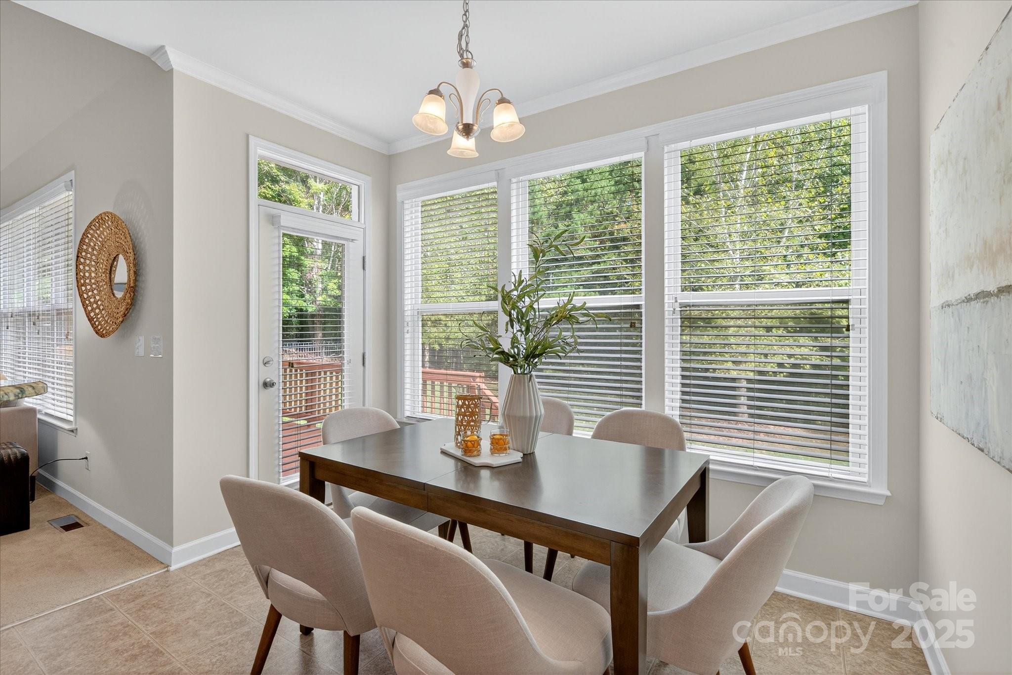 945 Vogel Way Fort Mill, SC 29715 - Photo 23 of 47 a view of a dining room with furniture window and outside view