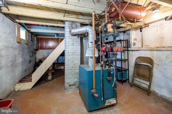 a view of storage and utility room