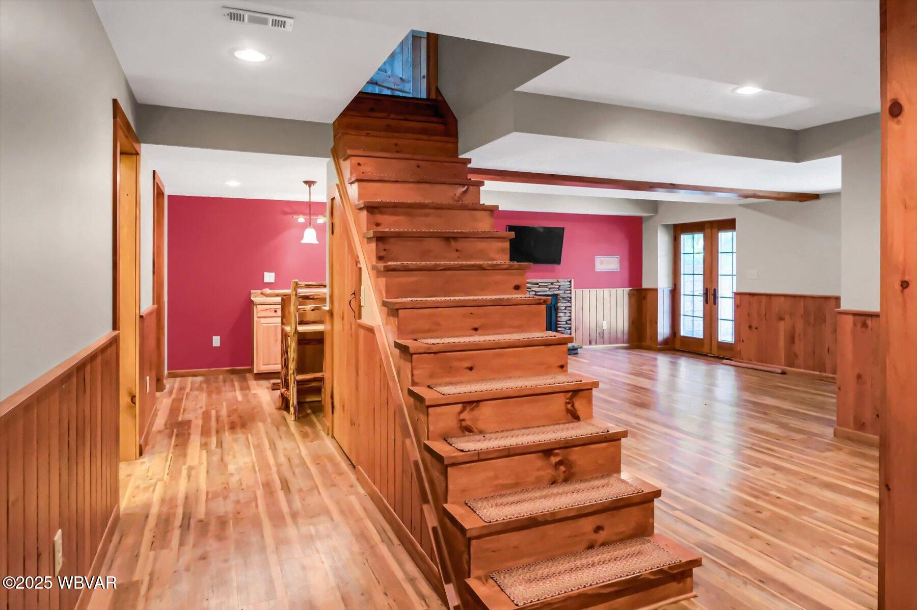 8565 Rose Valley Road Trout Run, PA 17771 - Photo 18 of 53 Staircase to Main level