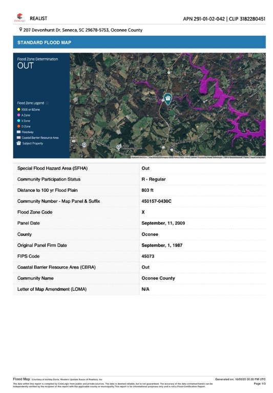 207 Devonhurst Drive Seneca, SC 29678 - Photo 44 of 45 FEMA