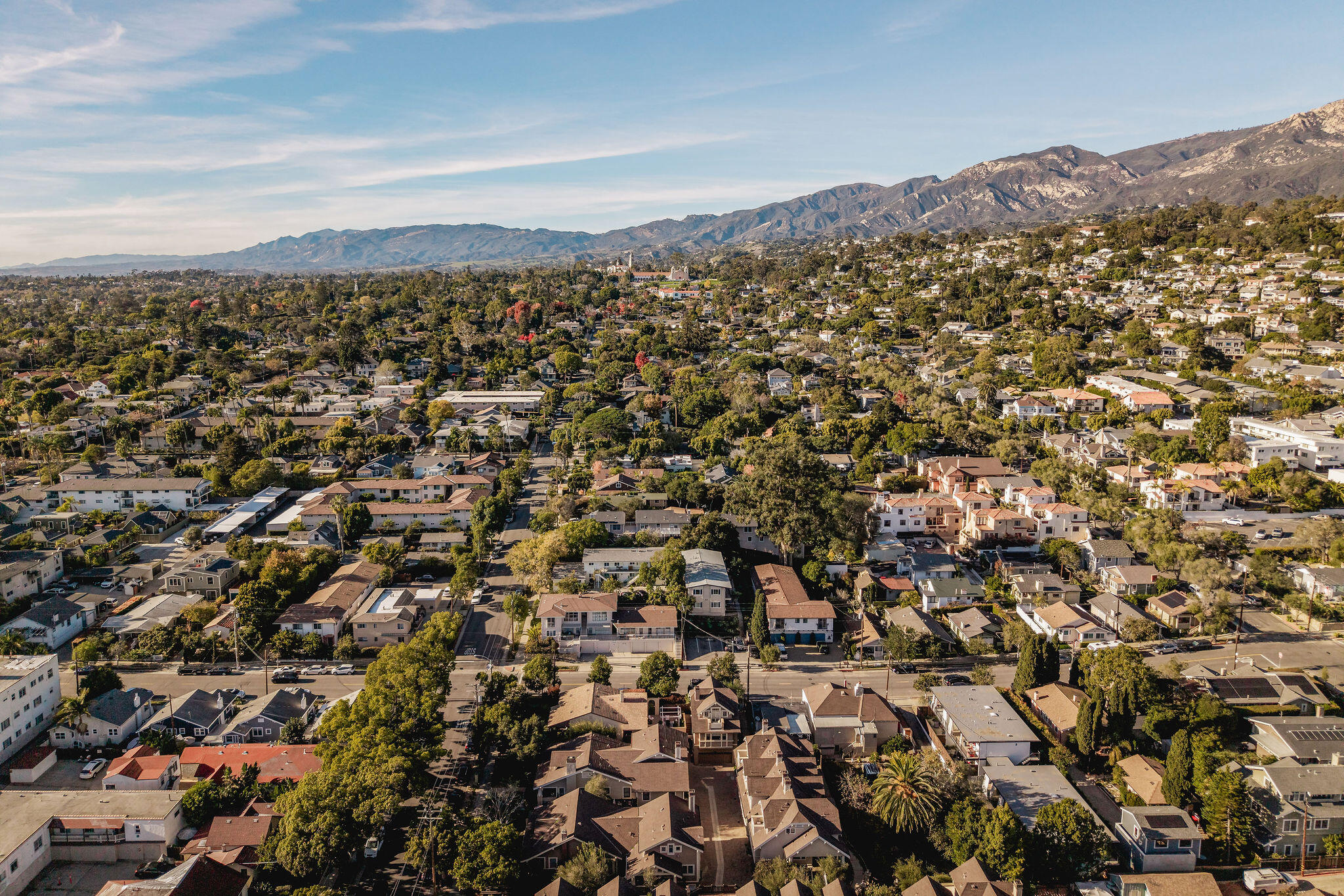1436 Laguna Street Santa Barbara, CA 93101 - Photo 19 of 21 an aerial view of a city