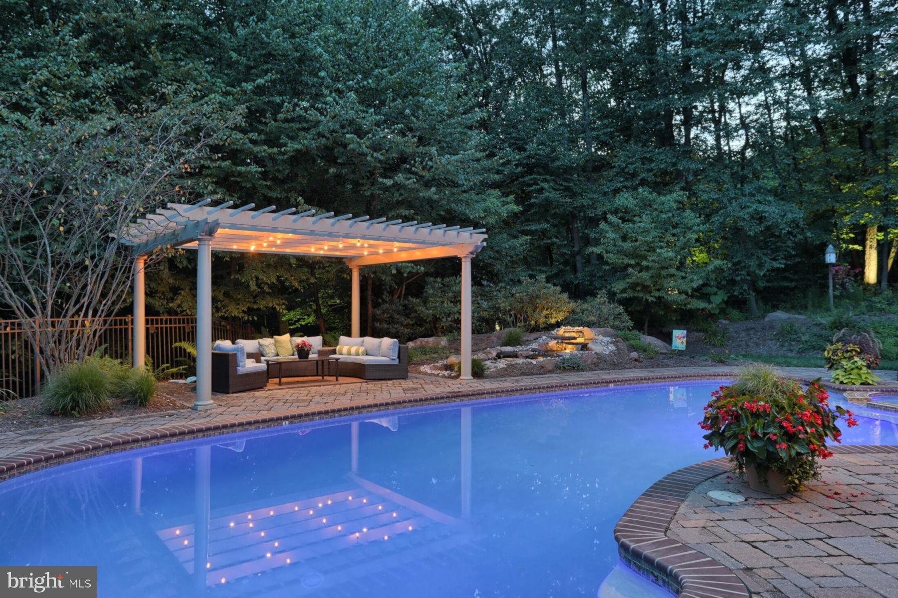 773 Mine Road Lebanon, PA 17042 - Photo 87 of 90 Pergola at Twilight View 2