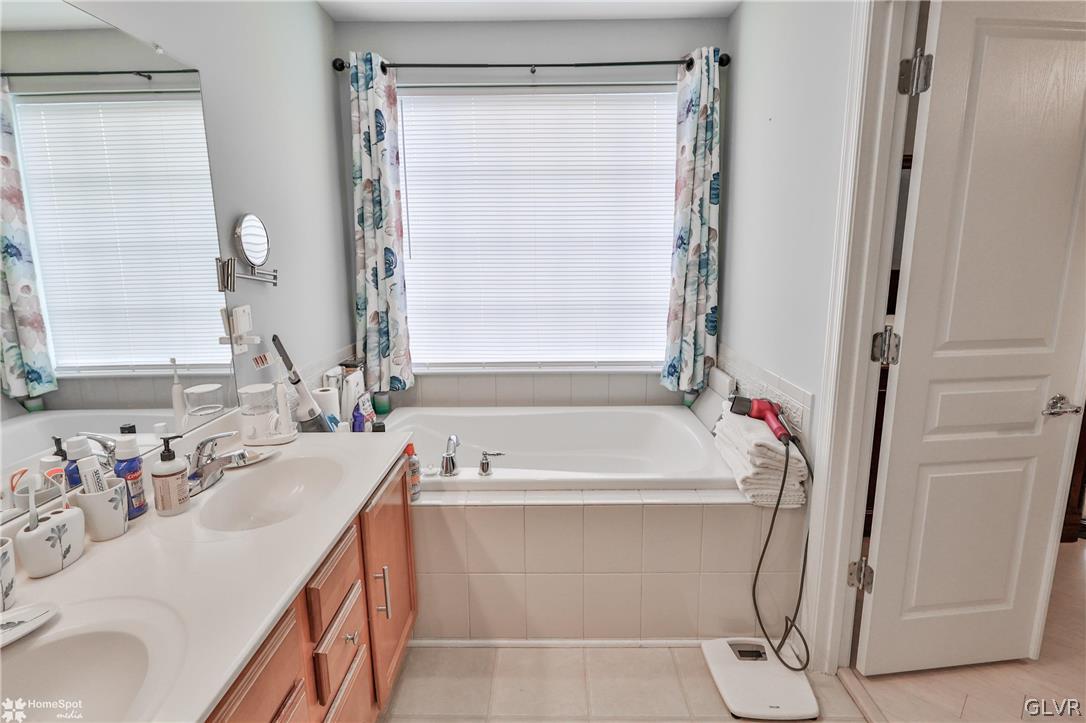 8550 Gateway Road Breinigsville, PA 18031 - Photo 38 of 50 a bathroom with a tub sink and mirror