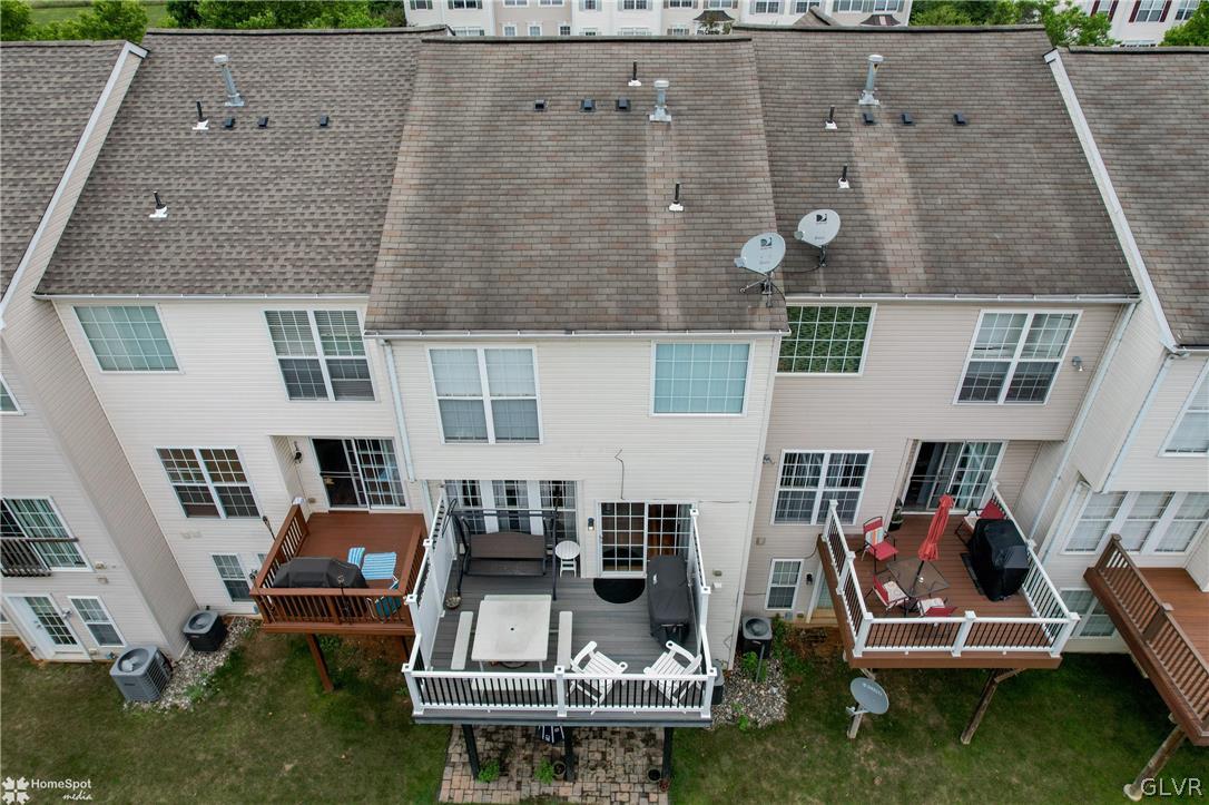 8550 Gateway Road Breinigsville, PA 18031 - Photo 45 of 50 an aerial view of a house with swimming pool and outdoor seating