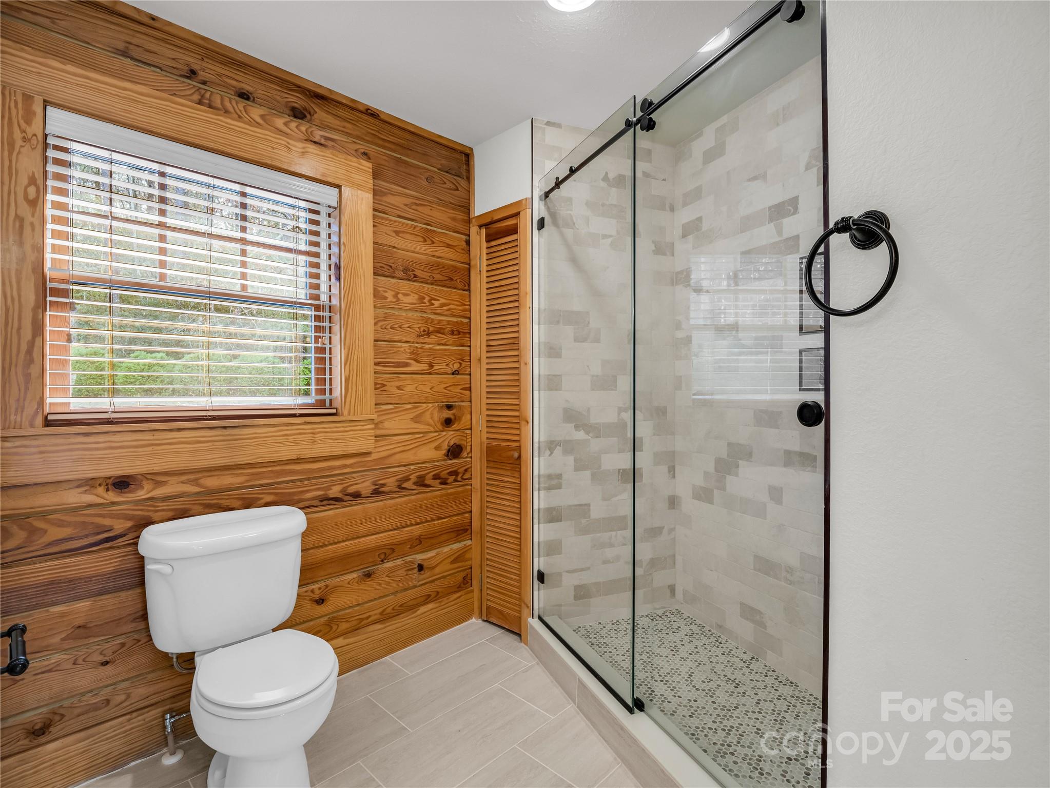 134 Raleigh Drive Lake Lure, NC 28746 - Photo 15 of 45 a bathroom with a toilet and a shower