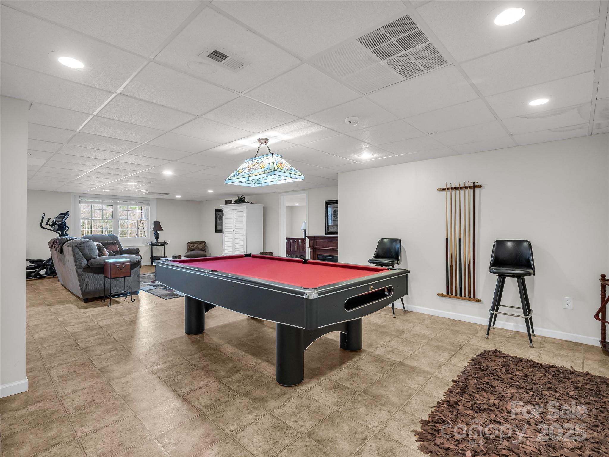 134 Raleigh Drive Lake Lure, NC 28746 - Photo 28 of 45 a room with pool table and a rug