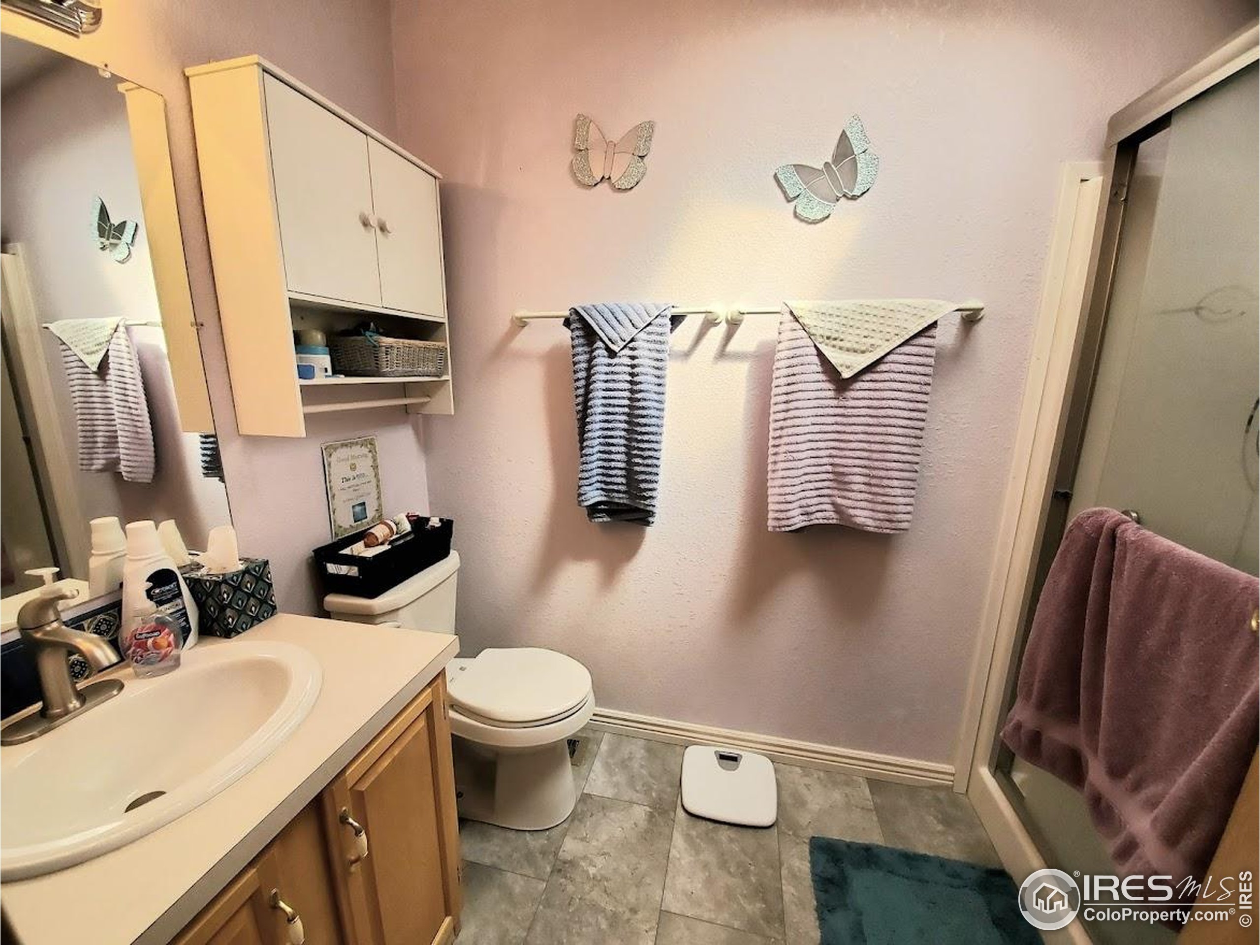 605 West 57th Street, Unit 42 Loveland, CO 80538 - Photo 14 of 38 a bathroom with a sink toilet and mirror