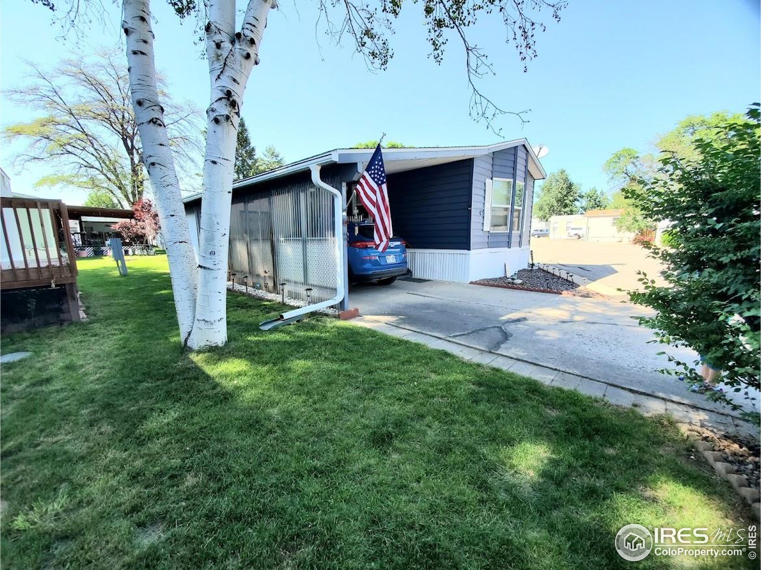 605 West 57th Street, Unit 42 Loveland, CO 80538 - Photo 25 of 38 a view of a house with backyard and a tree